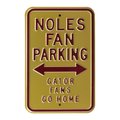 Authentic Street Signs Authentic Street Signs 71019 Noles & Gators Go Home Parking Sign 71019